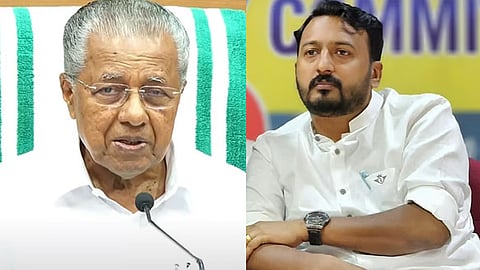rahul mamkoottathil against pinarayi vijayan