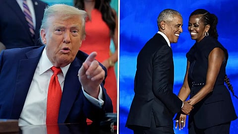 Trump's Truth Social post portraying Obama and Michelle as monkeys