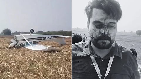 private aircraft collapsed karnataka