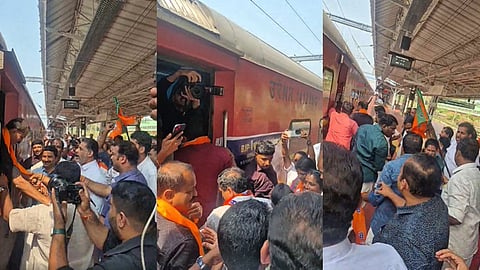 thiruvananthapuram mayor vv rajesh and councilors trip to delhi