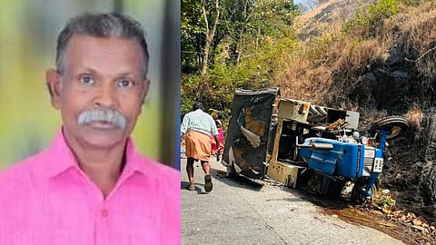 driver died in an accident in adimali