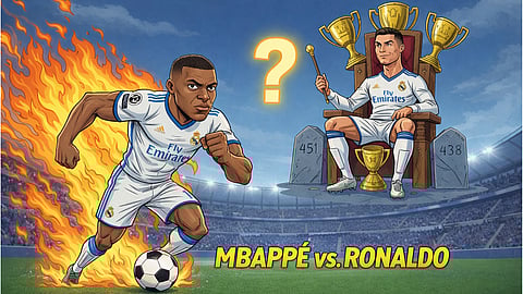 Mbappe vs Ronaldo Records