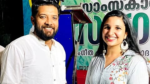 rini ann george wishes shafi parampil birthday