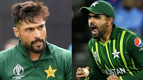 mohammad amir slams babar azam