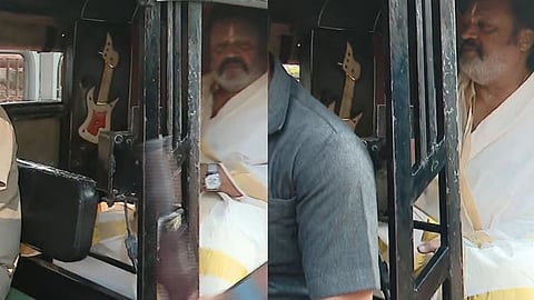 Suresh gopi travel autorickshaw thrissur