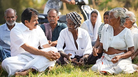 k.c. venugopal farmers issue