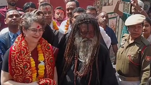 our daughter will be prime minister, baba blessed priyanka gandhi