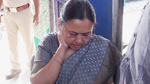 ksu protest minister veena george injured hospitalised 