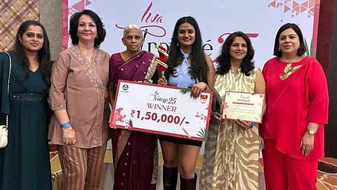 Krishnapriya Girish Nair wins first place in national fashion competition