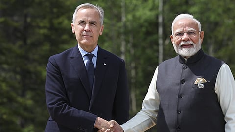  Prime Minister Narendra Modi and Mark Carney