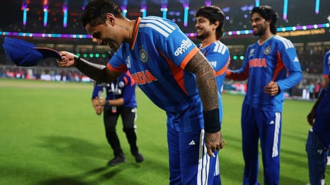 Soorya kumAr yadav hats off to Sanju samson