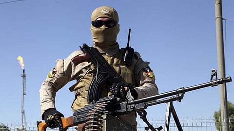 ഒരു കുർദിഷ്  സൈനികൻ A Kurdish soldier