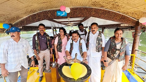 Boat ride begins at Bhoothathankettu