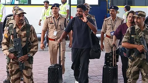 sanju samson t20 world cup homecoming thiruvananthapuram