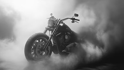 inhaling smoke from bike whole night, for die
