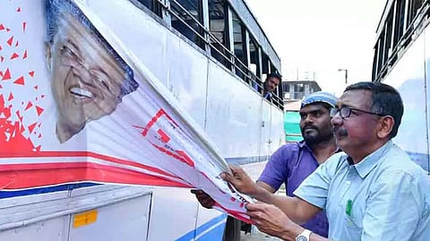 Election code of conduct; KSRTC has started removing government advertisements from buses