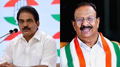 k.c. venugopal meets k. sudhakaran
