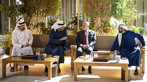 Jordan King meets UAE President
