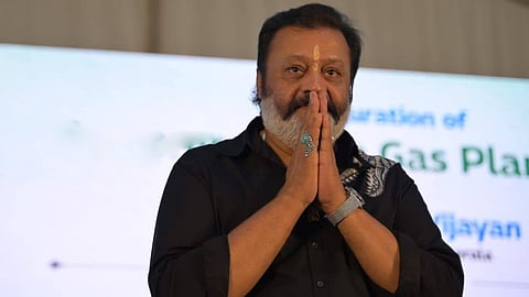 no one to welcome suresh gopi in Payyanur