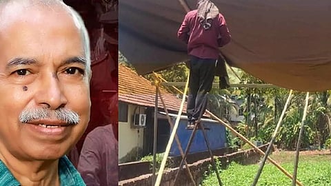 CPM threat; V. Kunjikrishnan's election committee office demolished