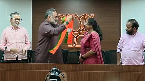 kerala assembly election cpm expels smita sundaresan for joining bjp