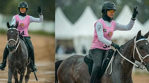 Malayali girl Nida creates history in horse racing competition