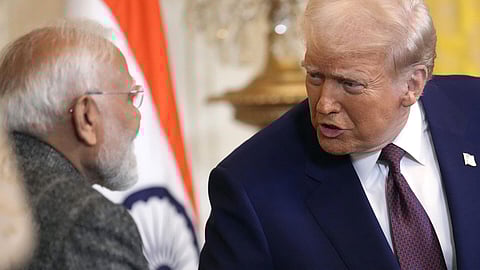 Modi seeks middle east peace to Trump