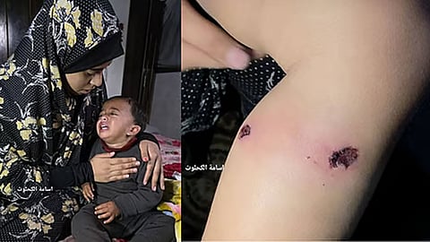 Israeli army's brutality towards a toddler