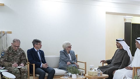 French Minister Meets with UAE President