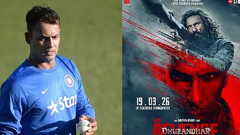 What is the relationship between Dhurandhar and cricketer Stuart Binny?