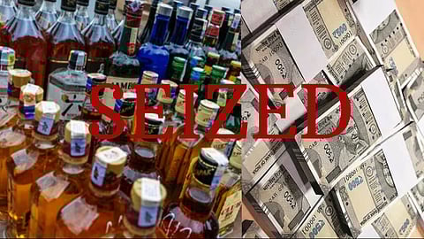 16 lakh liters of liquor, Rs 17 crore, and drugs worth Rs 167 crore seized