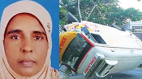  palakkad ambulance accident, one death