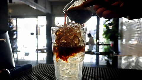 coconut- coffee blend viral drink