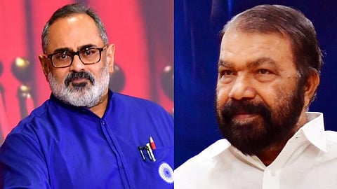 Rajeev Chandrasekhar evades V Sivankuttys challenge