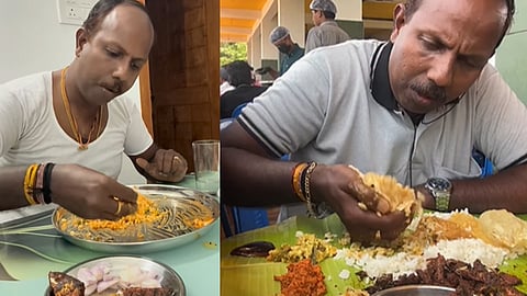 food eating reel viral bijith chorannan