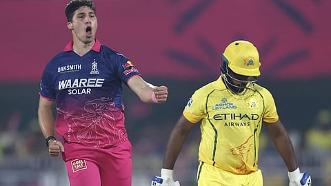 IPL Chennai super kings Vs Rajastan royals sanju out