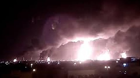 Drones crashed on houses in Al-Kharj, Saudi Arabia