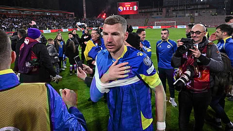 Edin Dzeko Bosnisa hero