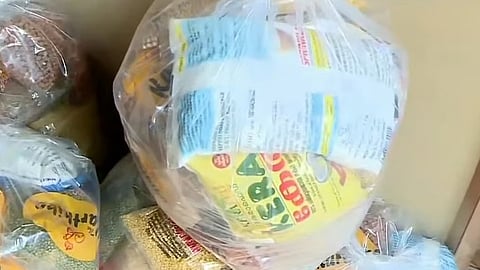 cpm alleges that bjp distributes kit in thrissur for vote