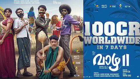 vaazha in 100 crore club