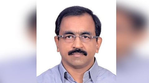 udf election agent at polling booth wearing camera equipped glasses in udma