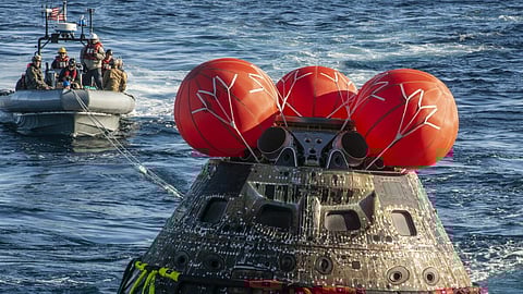 Artemis 2 crew returns to Earth after moon mission