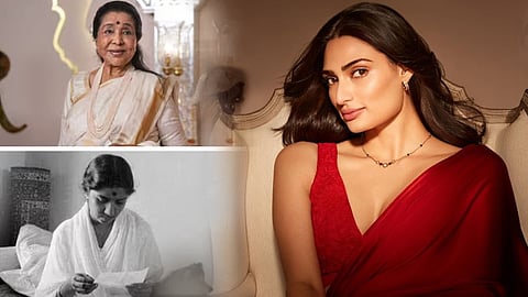 Athiya Shetty trolled for sharing Lata Mangeshkar's pic to mourn Asha Bhosle