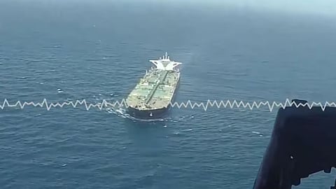 US naval blockade of Iranian ports; video released