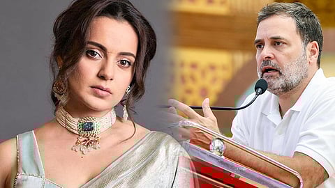 kangana ranaut against rahul gandhi