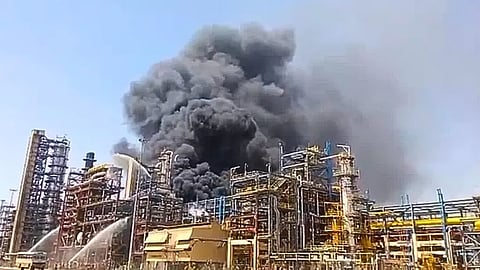 Fire at Rajasthan refinery before inauguration
