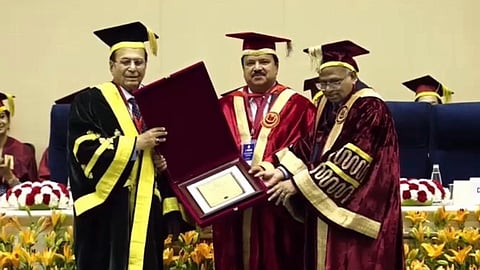 Excellence in the field of health: Dr. KP Hussain awarded Doctor of Science