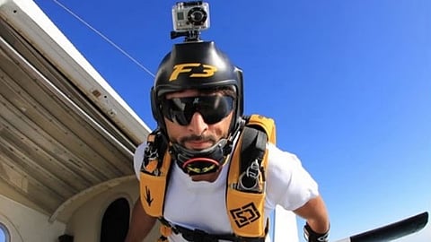 ദുബായ് കിരീടാവകാശിയുടെ സ്കൈ ഡൈവിങ് വൈറൽ