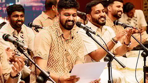 nandagovindam bhajans sing christian song ; temple committee react