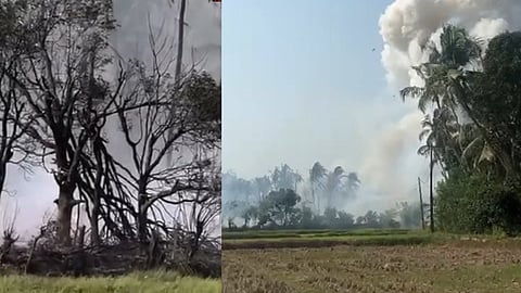  fire cracker Blast in thrissur